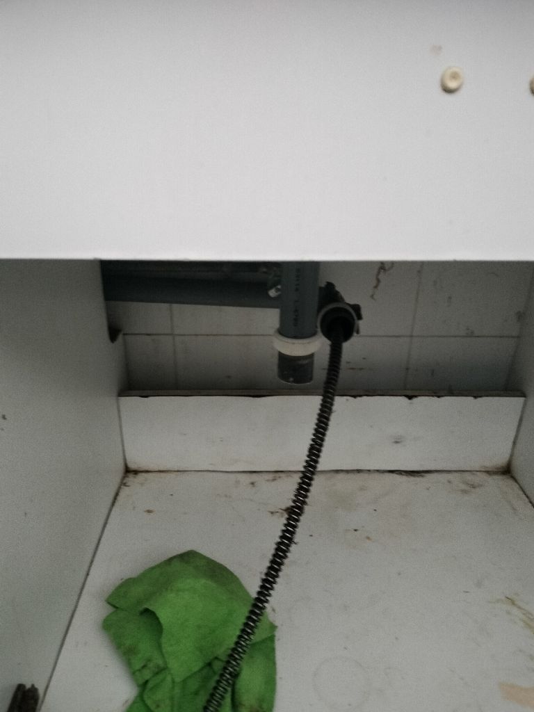 Trabajo de desatasco en Tenerife